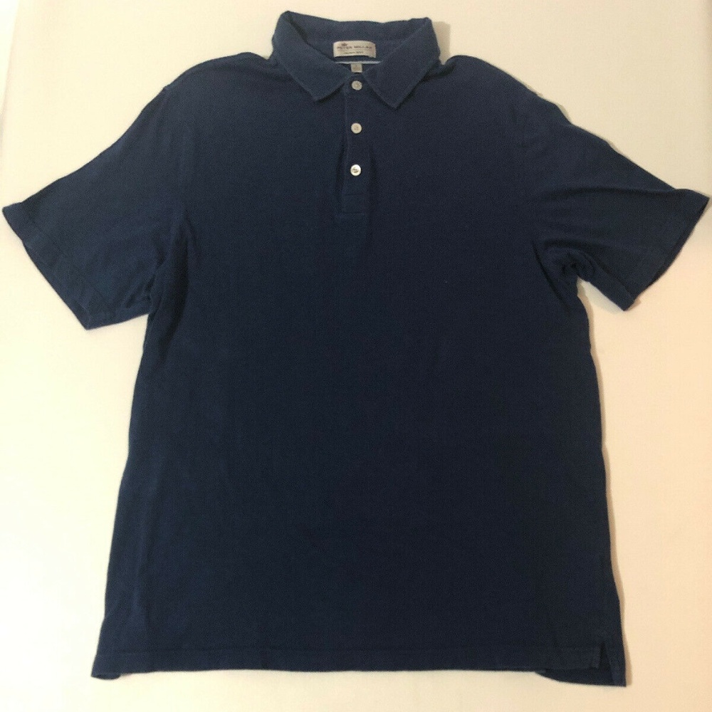 Peter Millar Mens Crown Soft Polo Golf Shirt Solid